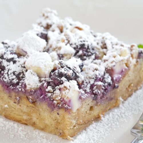 Blueberry French Toast squares 1