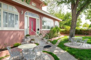 Front Yard and Patio of Bottger Mansion