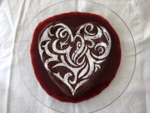Valentine's Day heart cake 4