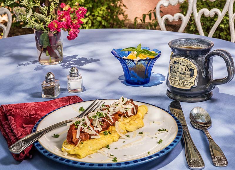 Breakfast at Bottger Mansion rivals anything you'll find at the best restaurants in Albuquerque