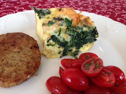 Spinach-Gruyere Strata 1