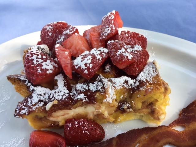 Strawberries and Cream French Toast Squares 1